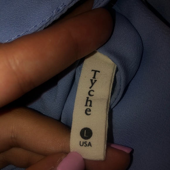 light blue halter top dress - Picture 5 of 5